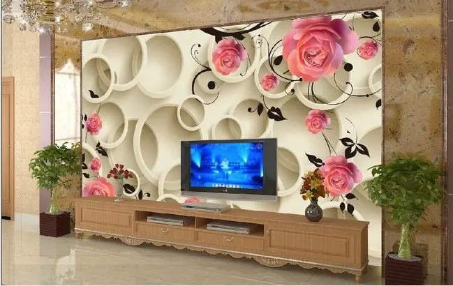 Photo Wall Paper Roll Tv Background NonWoven 3d Wallpaper Seamless Large Murals Papel De Parede Para Sala wallpaper Room | Обустройство