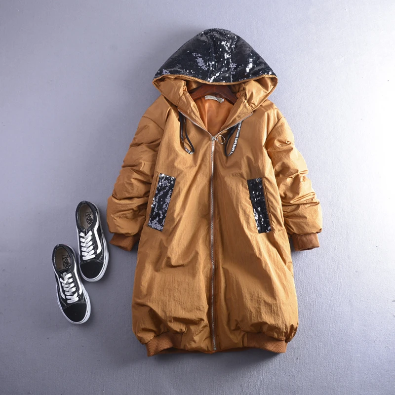 Новая женская зимняя куртка толстое теплое ватное хлопковое пальто женское