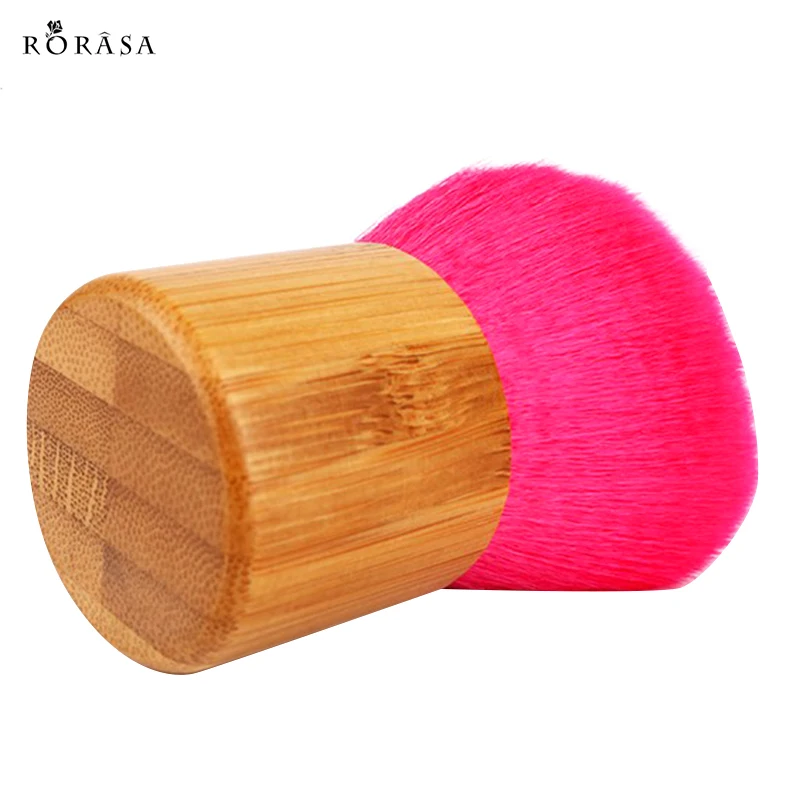 1 шт. Профессиональные с бамбуковыми ручками Кисть для макияжа красная кисть