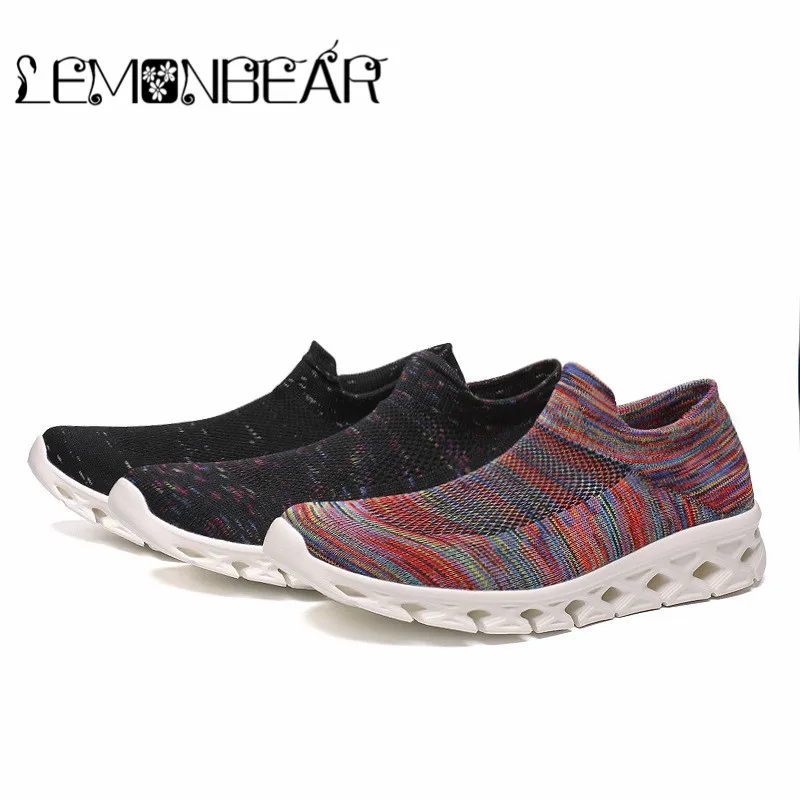 

New 2020 Mesh Shoes Men Casual Shoes Man Sneakers Summer Trainers Breathable Baskets Homme Air Plus Size 36-46 Couple Shoes