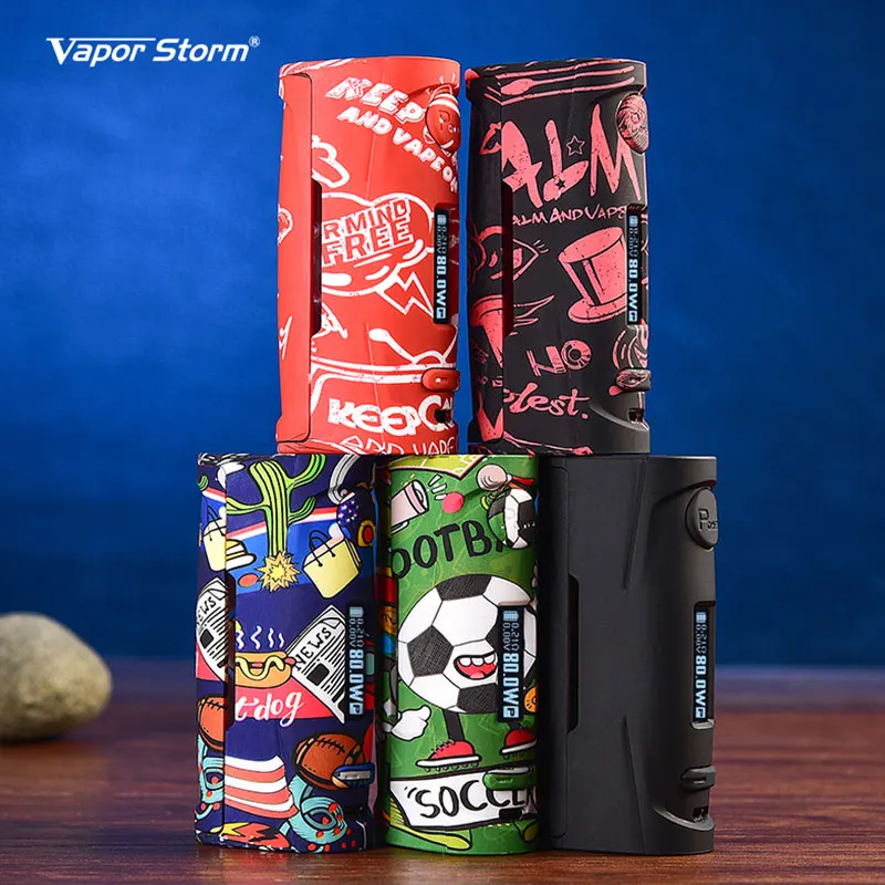 Оригинальная электронная сигарета Vapor Storm ECO Pro Box Mod 5-80 Вт Lion RDA /Hawk Tank kit контроль