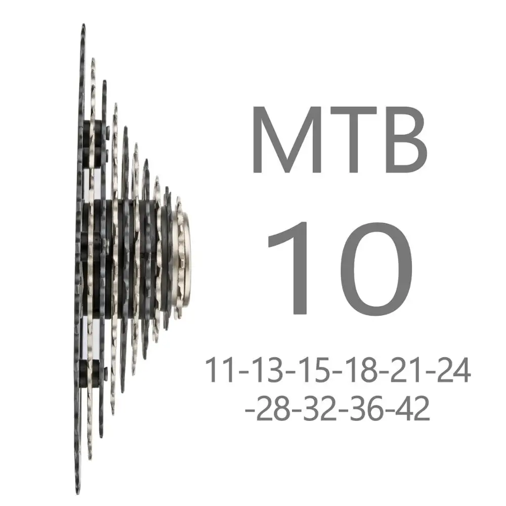 MTB велосипед Freewheel/кассетные звездочки 10 S 30 Скорость 11-42 T Freewheel широкого соотношения аксессуары для горных велосипедов для sunracing