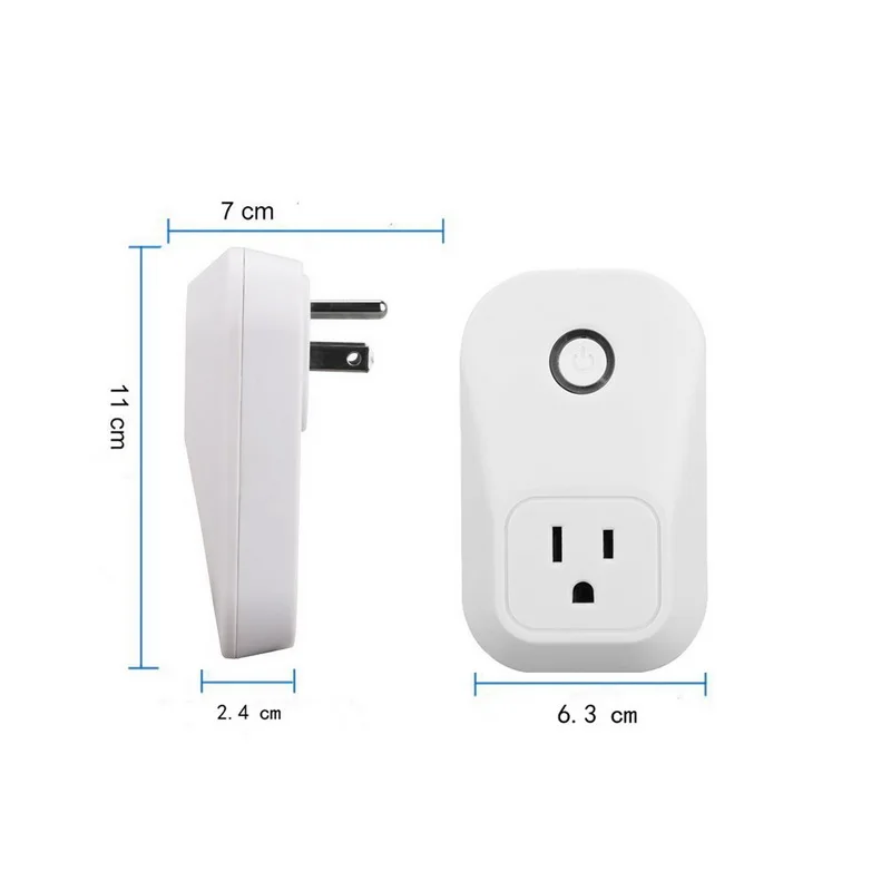 Urijk 1 шт. Wi Fi Беспроводной удаленный сокет Plug умный дом розетка США Великобритании