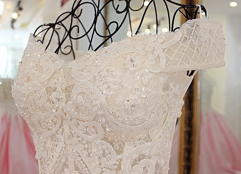 LS24701 формальное платье для свадьбы розовый с плеча аппликация кружева корсет