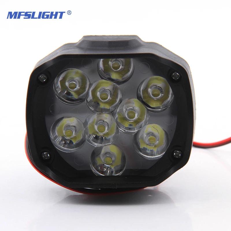 2 шт. светодиодсветильник мотоциклетные фары 9 точечных светильников 6000