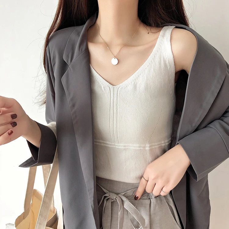 2019 весенне летний хлопковый топ на бретельках женские топы без рукавов