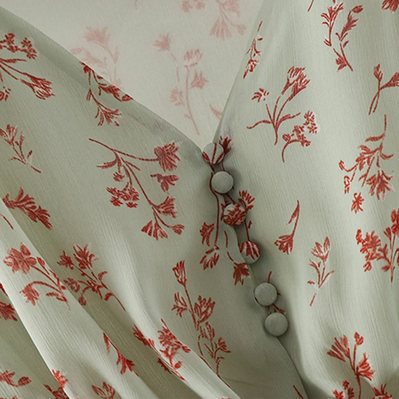 Шифоновое длинное женское платье с принтом пикантное вечернее праздничное Макси