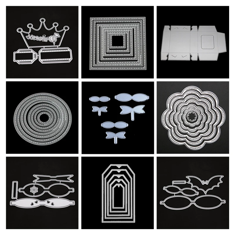 Металлические режущие штампы рамки трафареты для DIY скрапбукинга тиснение