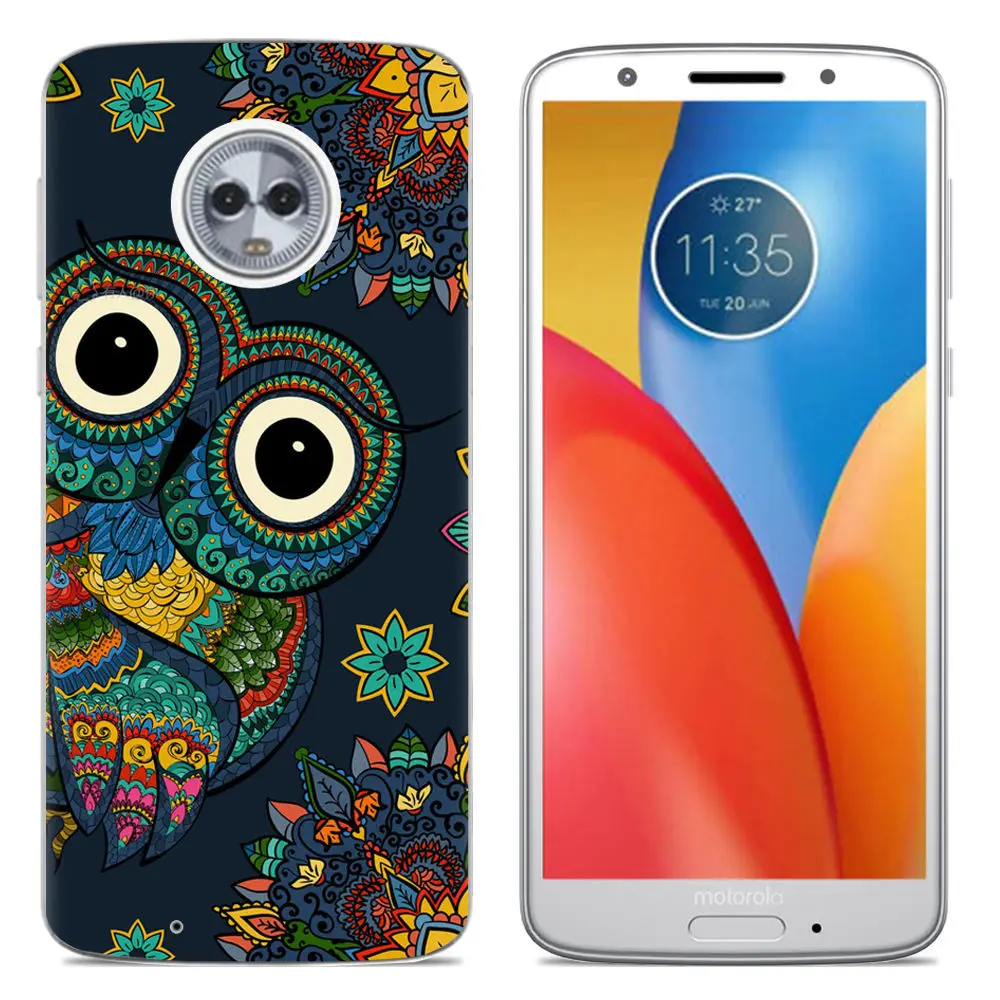 Для Motorola Moto G6 силиконовый чехол с рисунком из мультфильма, мягкий ТПУ чехол для телефона для Motorola Moto G6 Plus G6Plus G 6 5,7 5,93 дюймов