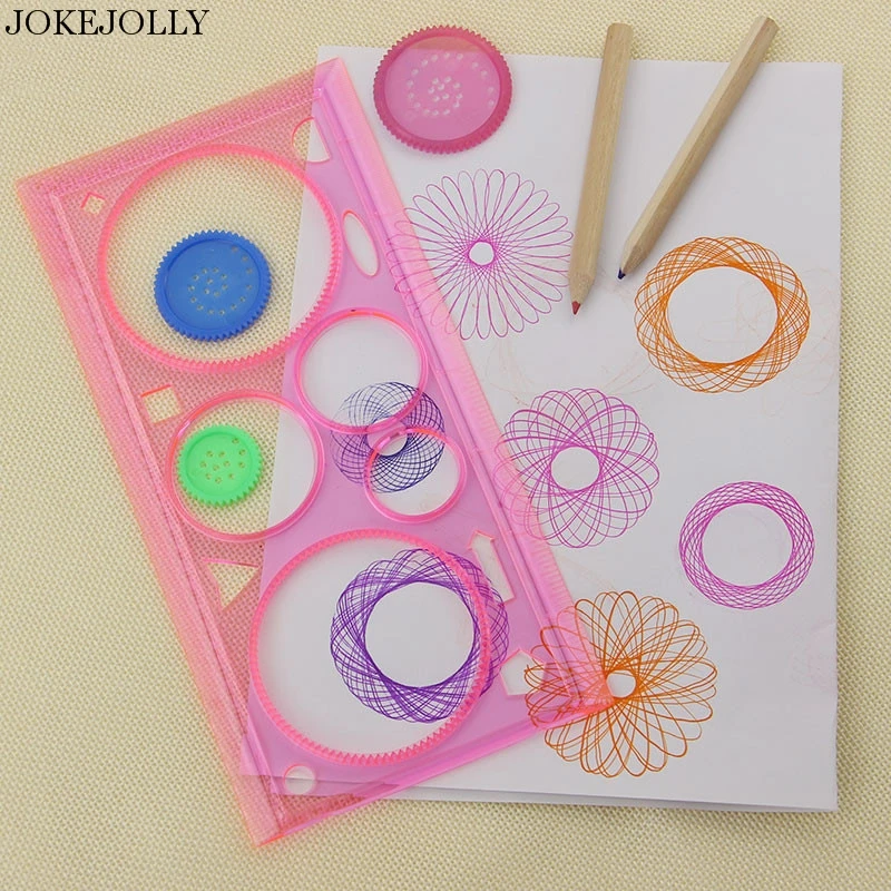 Геометрическая линейка спирографа художественные наборы креативный подарок для