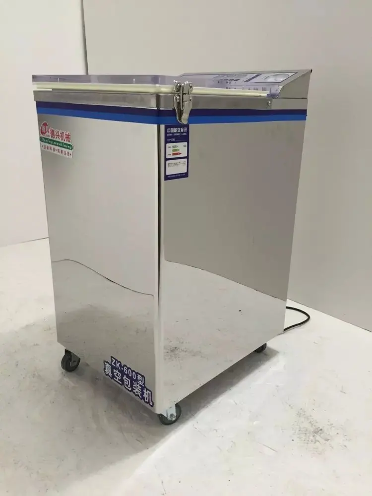 ZK-600 вакуумная упаковочная машина для пищевых продуктов с двойным уплотнением, вакуумная упаковочная машина для приготовления чая, мяса, сухих продуктов, вакуумная упаковочная машина для фруктов
