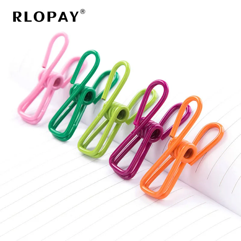 5 шт. Высокое качество Многоцелевой цветной зажим для хранения крепкая весенняя