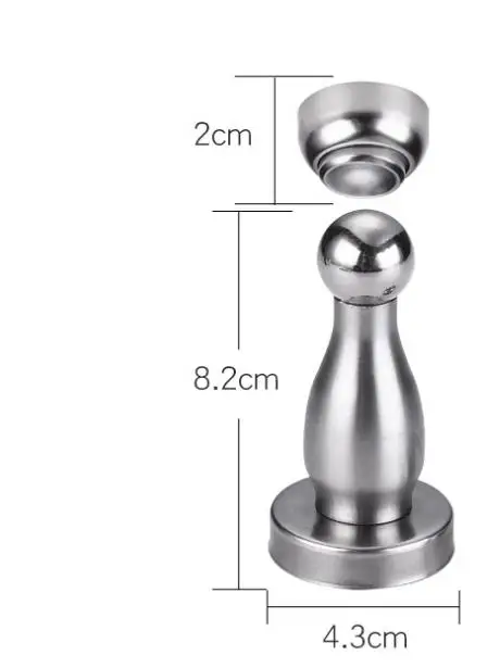 Дверная остановка из нержавеющей стали крепкий магнитный дверной стопор