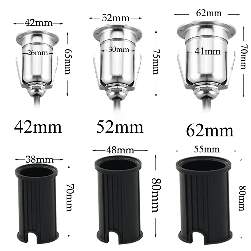 Утопленный Светодиодный точечный светильник уличная Водонепроницаемая