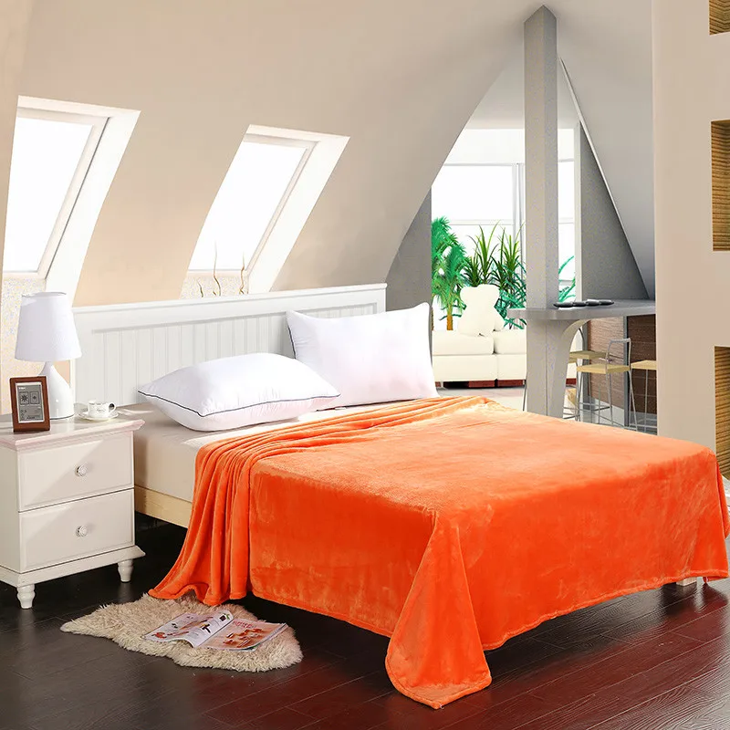 TO ON для дивана кровать оранжевые желтые милые одеяла покрывало весеннее