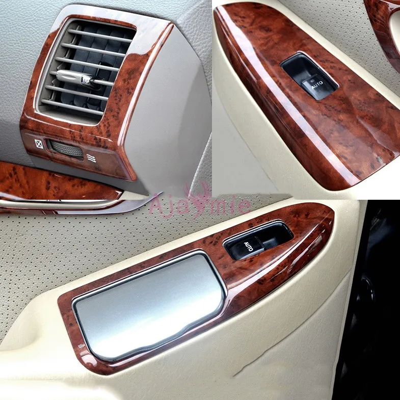 Деревянная цветная отделочная панель 2003 2004 2005 2006 2007 2008 2009 Автомобильный Стайлинг