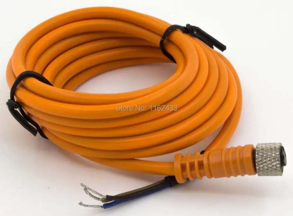 FSC8 FS 3 M8 2 м ПВХ кабель для подключения датчика контакта прямая женская головка NPN
