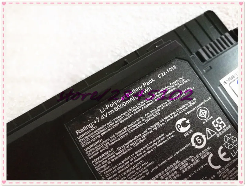 7 4 V 6000mAh 44wh C22-1018 Eee PC 1018 1018P 1018PB 1018PD 1018PE 1018PEB 1018PN 70-OA282B1200 | Компьютеры и офис