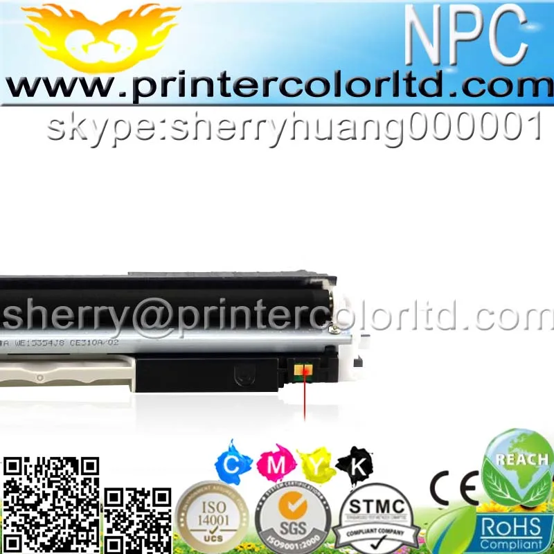 CE310 CE310A 313A 126A 126 совместимый цветной картридж с тонером для принтера HP LaserJet Pro CP1025