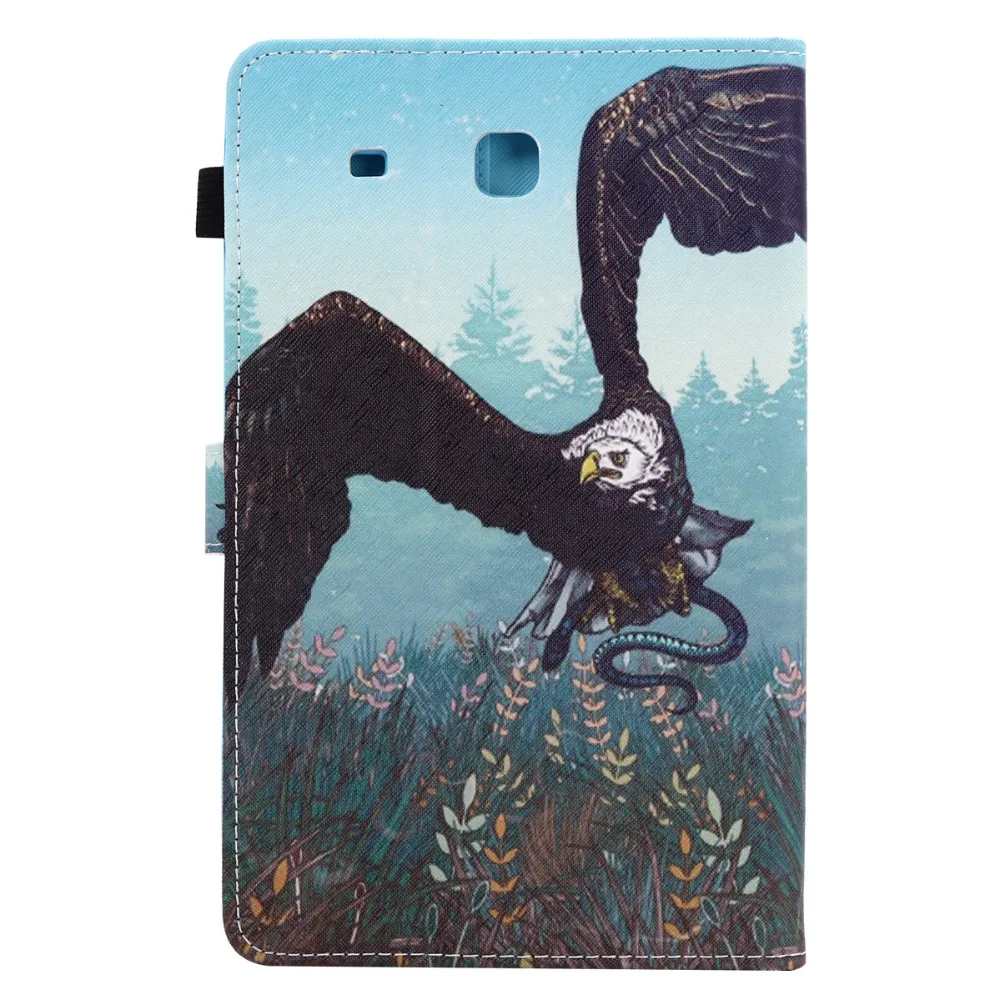 Ультратонкий Магнитный умный чехол подставка из искусственной кожи с рисунком