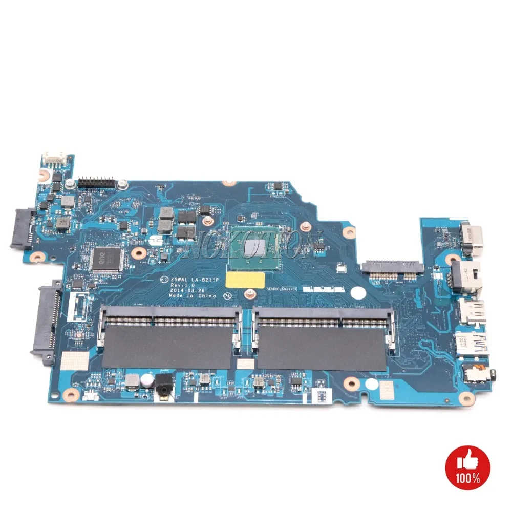 NOKOTION NBMNY11003 Z5WAL LA-B211P для ACER ASPIRE E5-511 E5-511-P8E8 Материнская плата ноутбука основная плата NB. MNPK11.001 NBMPK11001