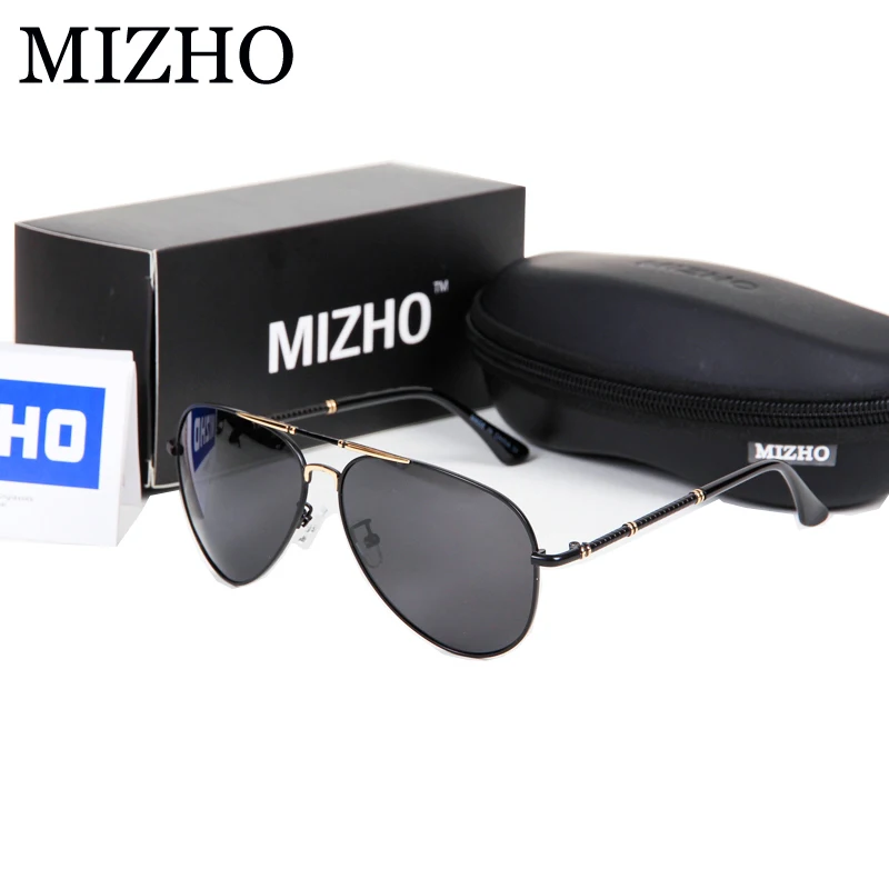 Мужские солнцезащитные очки с поляризацией в медной оправе 25 г|protective sunglasses|brand