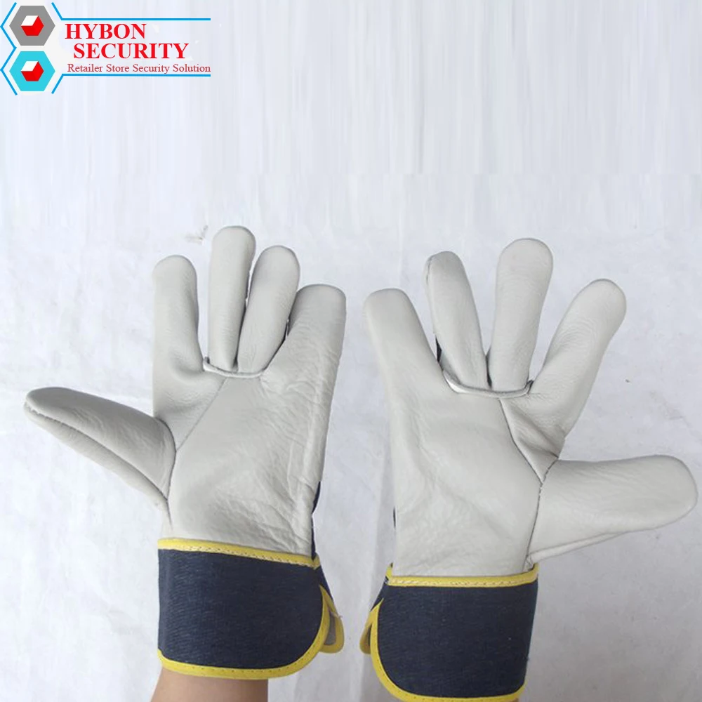 HYBON сварщики рабочие кожаные антистатические перчатки guantes antiestaticos electronica