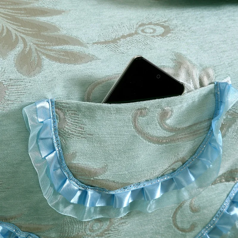 Одна штука Индивидуальный размер синель Embroidey красота кровать юбка высокое