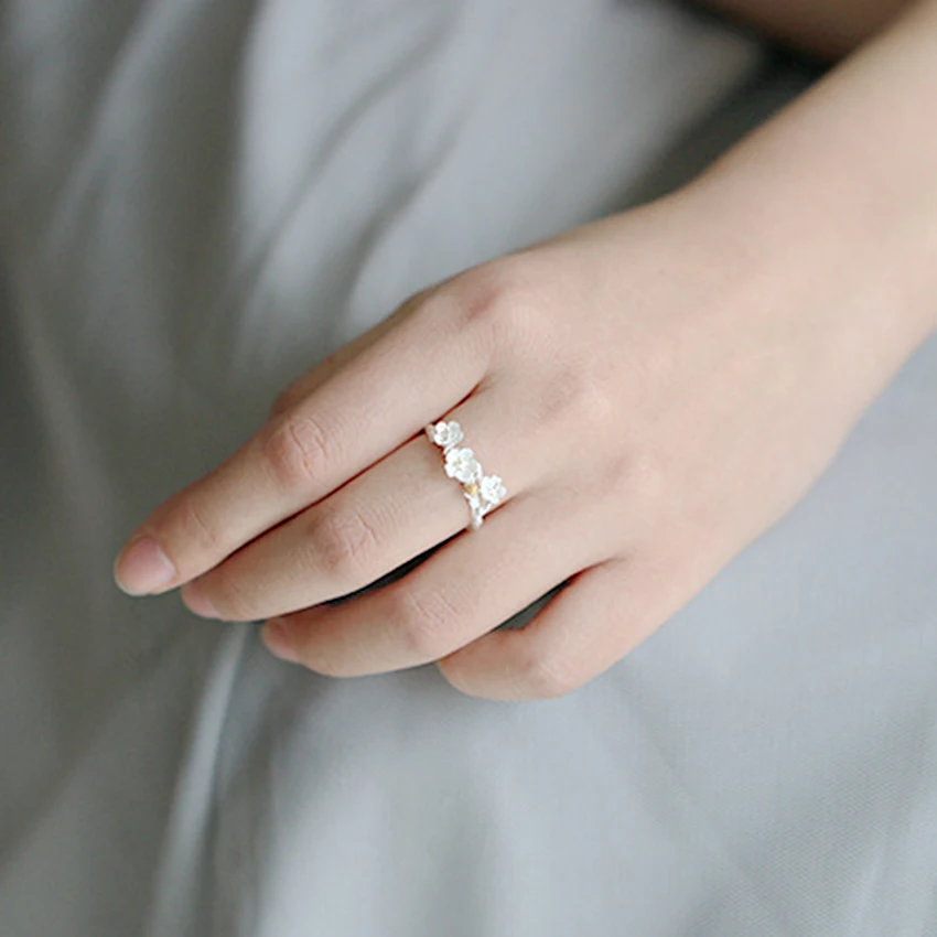 Новинка кольца Cxwind в виде цветка сливы для миди ювелирных изделий модное кольцо