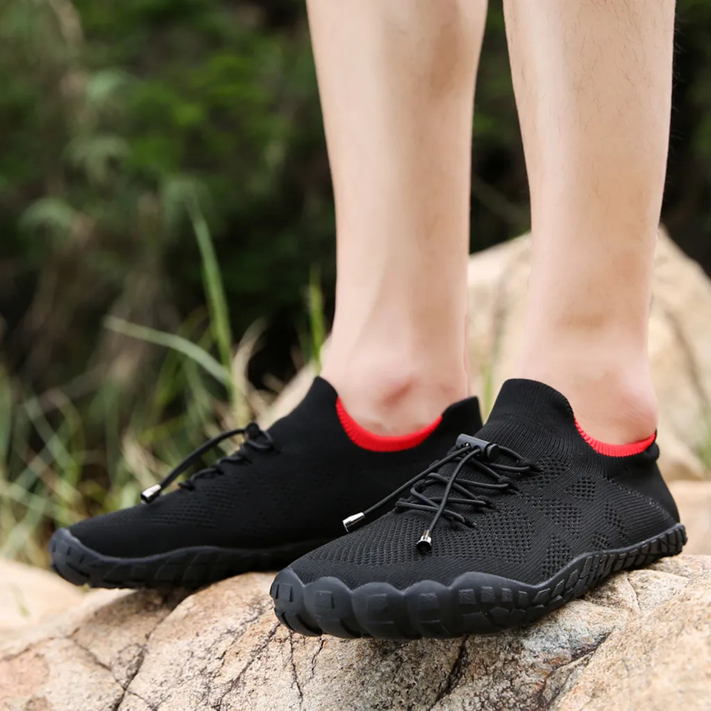 Summer Water Shoes for Men Women Breathable Barefoot Quick Dry Non Slip Beach Swimming Man Sneakers Outdoor Aqua Shoes#D