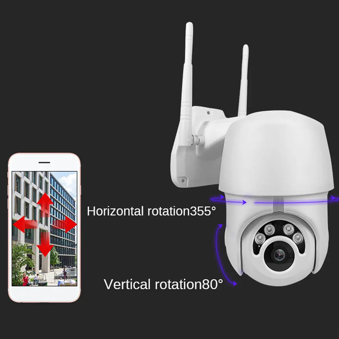 1080 P PTZ IP камера наружная скоростная купольная беспроводная Wifi камера безопасности Pan Tilt 2.0MP IR di Rete di sorveglianza