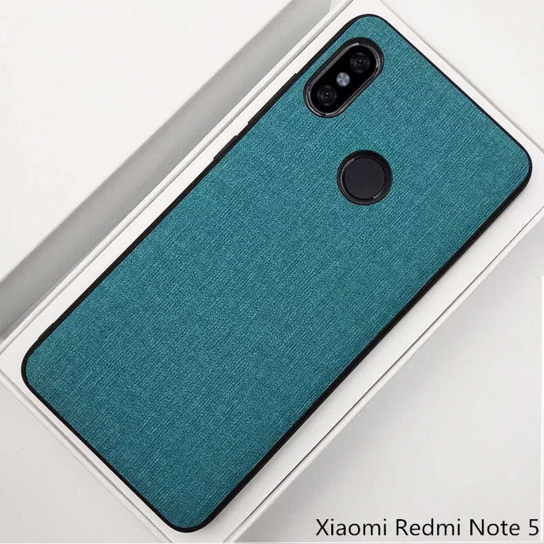 Xiaomi redmi note 5 Edition чехол из жесткого поликарбоната Роскошный Ретро тканевый кожаный мягкий чехол с краями из ТПУ для Xiaomi redmi note 6 78 k20 pro