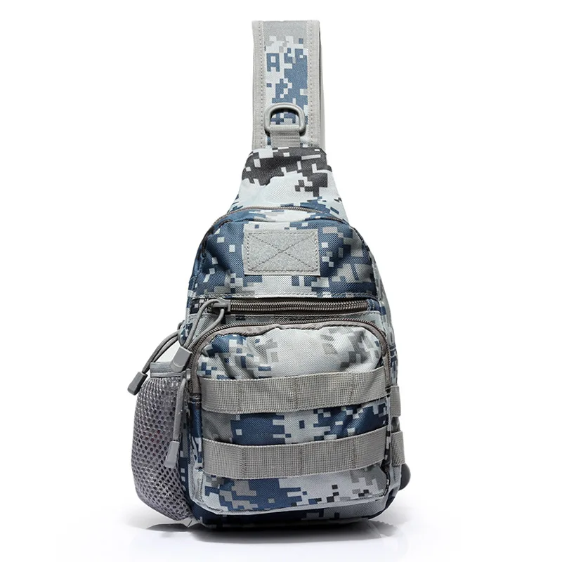 Navy Camouflage Bag Новая сумка для рыбалки, сумка для чайника, Спортивная походная сумка, многофункциональная сумка для женщин и мужчин, тактический нагрудный рюкзак, 10л, сумки через плечо - Цвет: Navy Camouflage Bag