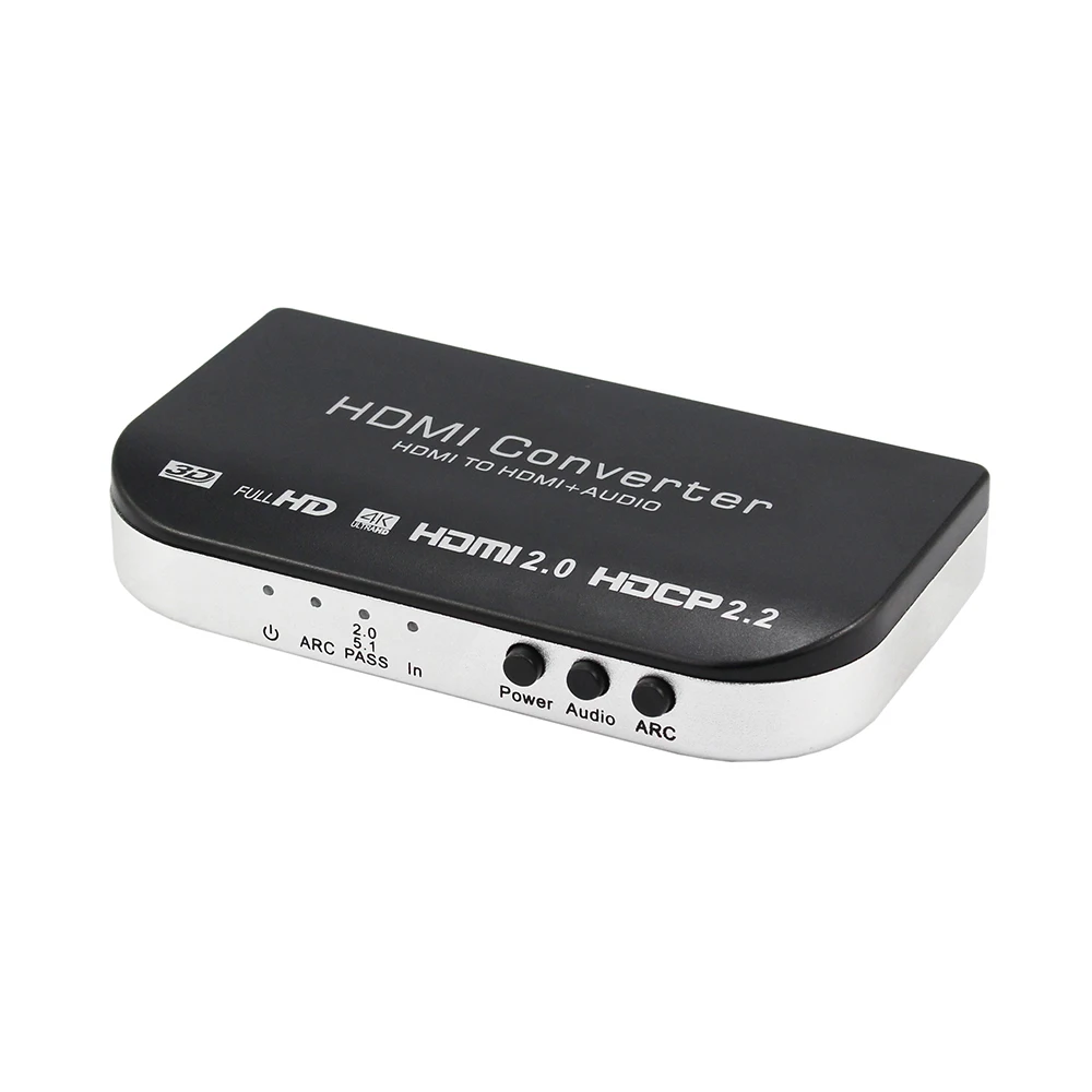 HDMI 2 0 экстрактор в и оптический TOSLINK SPDIF + 3 5 мм стерео аудио конвертер 4K 3D ARC