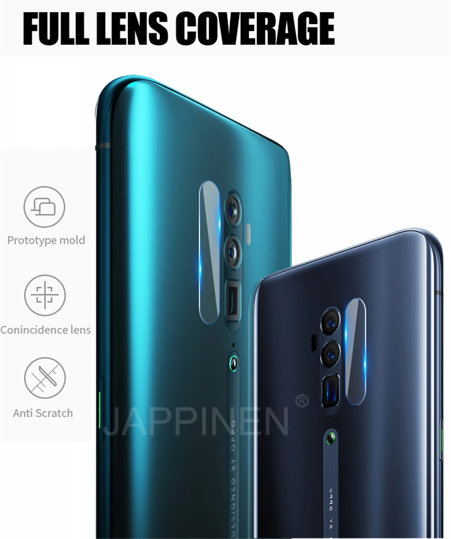 2 шт./лот, объектив для задней камеры, прозрачное закаленное стекло для OPPO F11 F9 F5 F7 Realme 2 3 Pro C2 K1 K3, защитная пленка