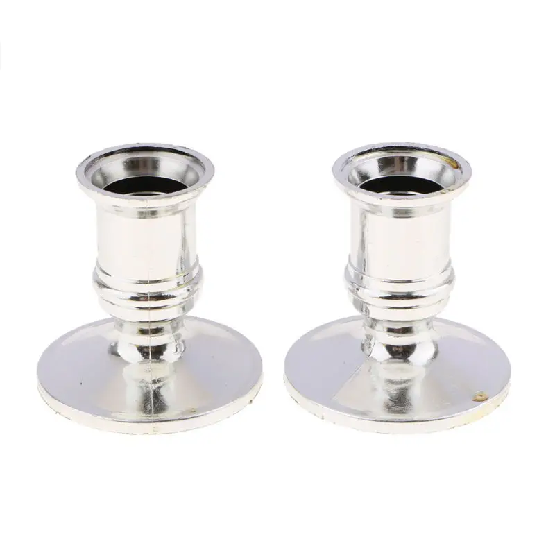 2 шт пластиковый Подсвечник-столбик подставка для электронных свечей держатель для рождественской вечеринки дома свадьбы Decoaration