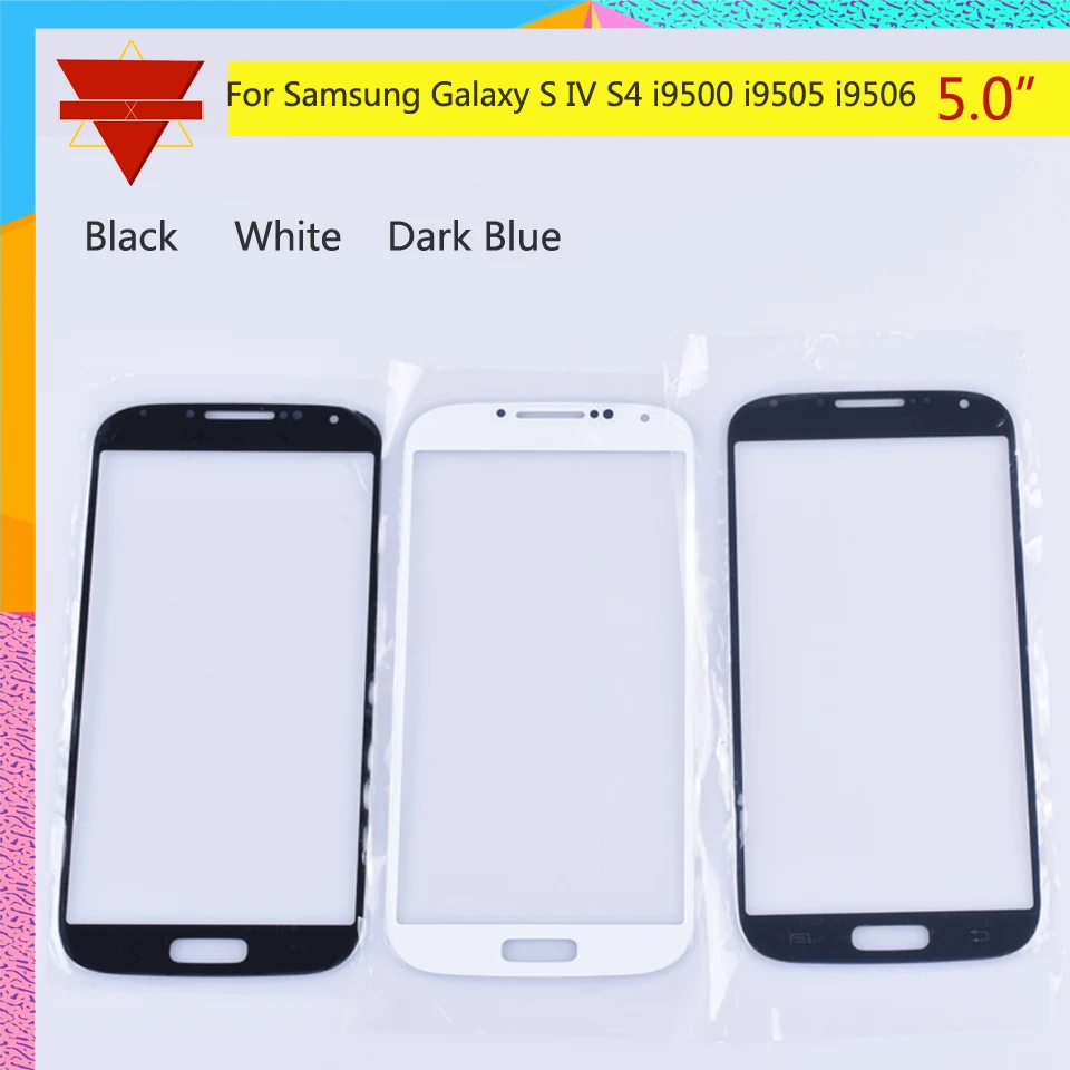 10 шт./лот сенсорный экран для Samsung Galaxy S4 GT-i9505 i9500 i9505 i9506 i9515 i337 Сенсорный экран стекло передней панели объектива Внешний