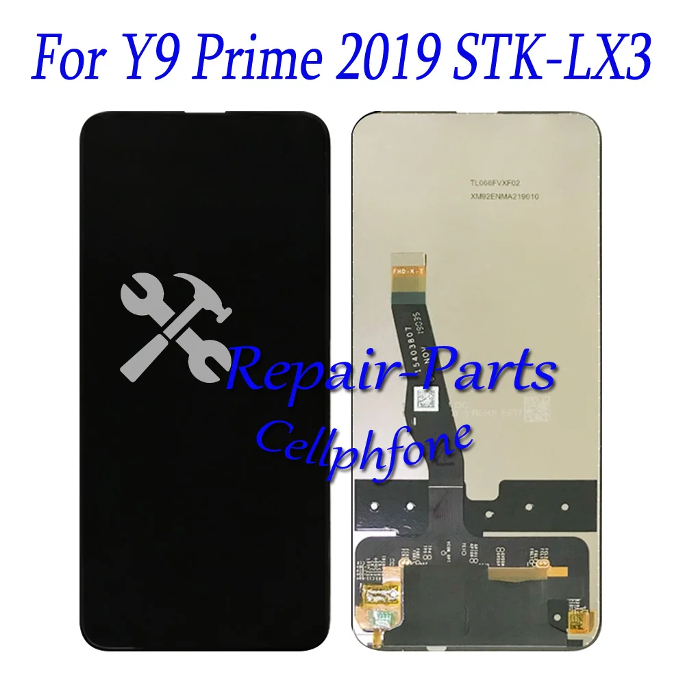 Новый 6,59 дюймовый полный ЖК-дисплей + фотография с рамкой для Hua wei Y9 Prime 2019 фотография/фотография