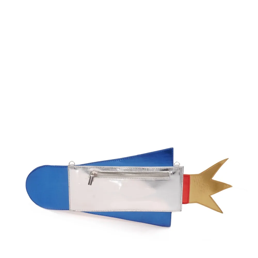 МЕТАЛЛИК РАКЕТЫ СЦЕПЛЕНИЯ ЧЕРЕЗ МЕШОК-женская Молодая Уличный Стиль Моды Мило