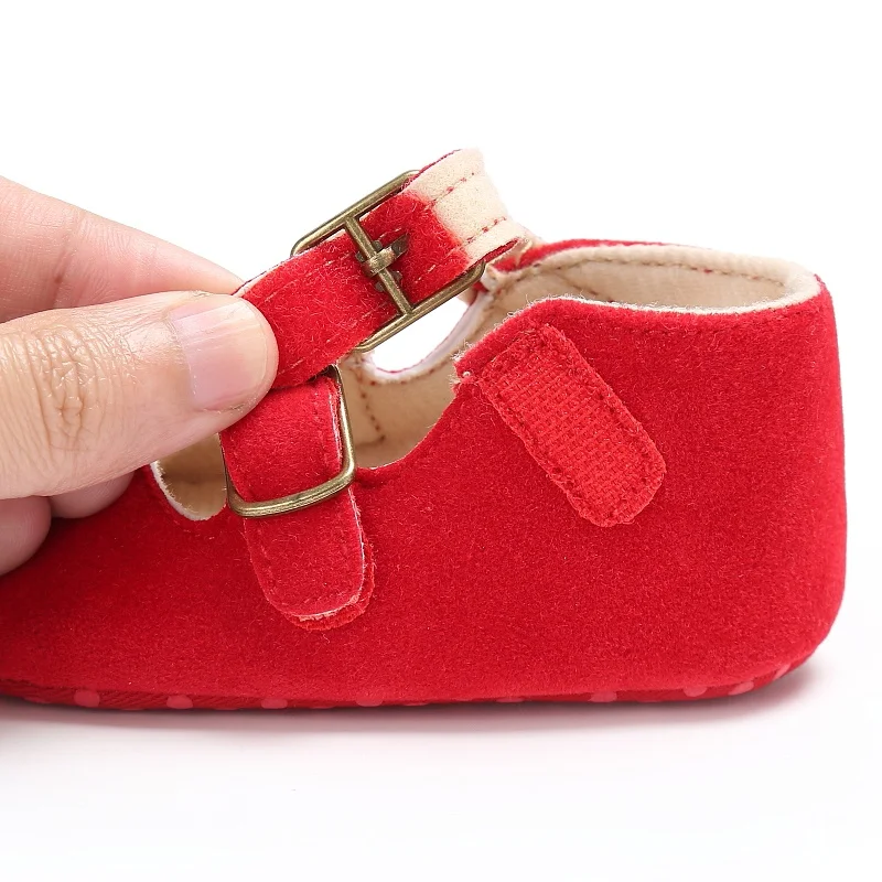 Летняя детская обувь 0 18 м для девочек ретро малышей замша ПУ мягкая подошва
