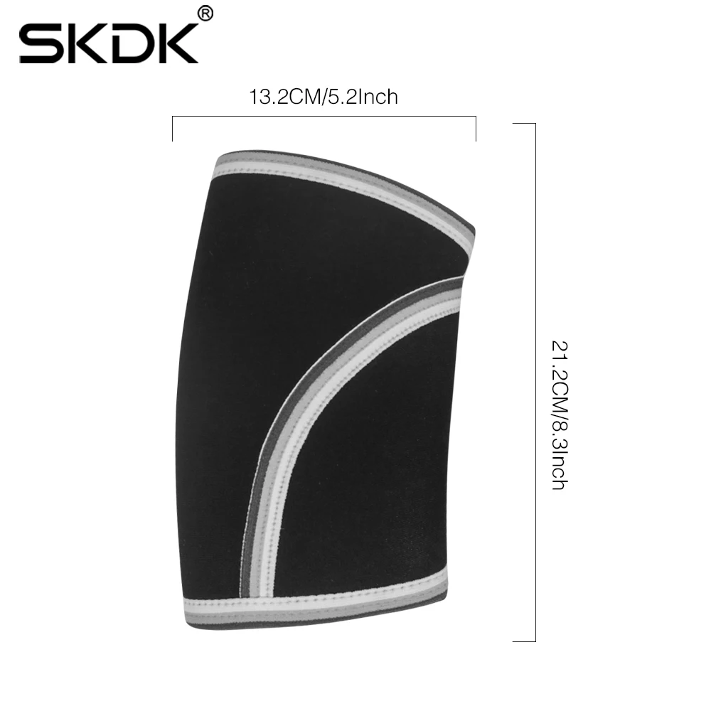 SKDK 1 пара подъемные Локоть рукава поддержка компрессия Тяжелая Атлетика Пауэрлифтинг кросс тренировка неопреновый рукав