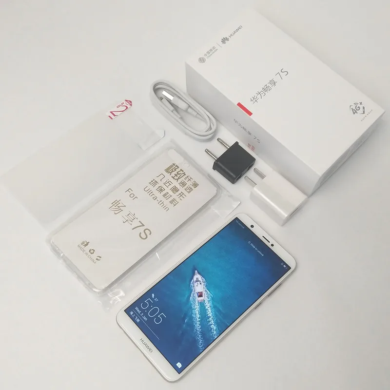 Huawei P смартфон PSmart глобальная прошивка Наслаждайтесь 7S LTE Twincamera 5 65 &quotполный экран