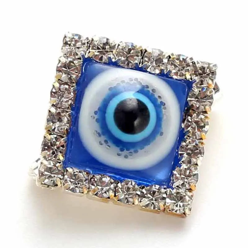 Счастливый глаз 8 стилей кристалл сглаза брошь красочная из бисера & булавка