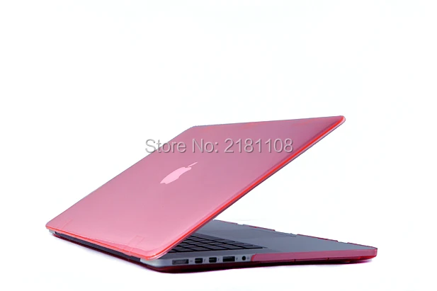 Глянцевый кристально прозрачный жесткий чехол для MacBook M1 Air A2337 прозрачная