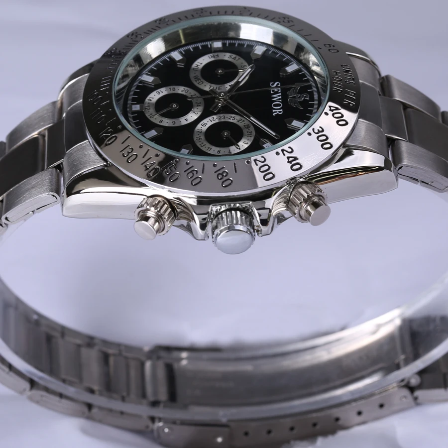 Роскошные автоматические механические часы ведущей марки мужские золотые с