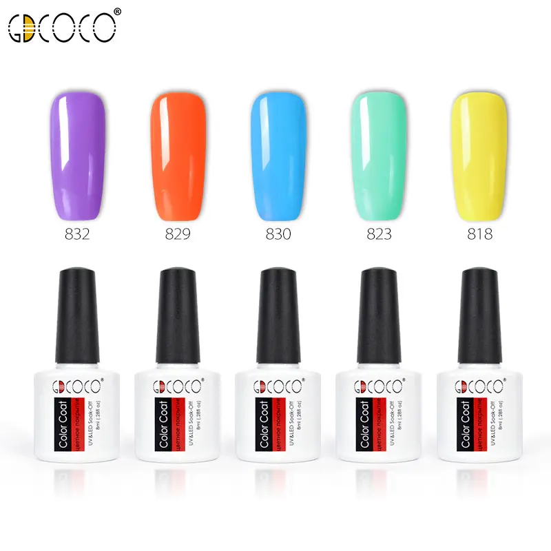 GDCOCO Гель-лак для ногтей новые цвета Полупостоянный лак для ногтей Canni быстрая сушка 8 мл Гель-лак покрытие Цветной Гель-лак