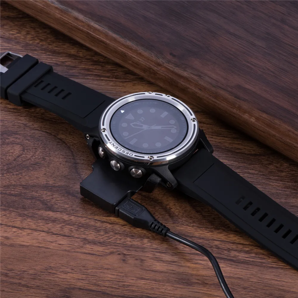 Кабель для зарядки Колыбель Док-станция для Garmin спуск MK1 gps часы погружения 1 м USB клип Зарядное устройство Колыбель заменить зарядки USB кабель для передачи данных