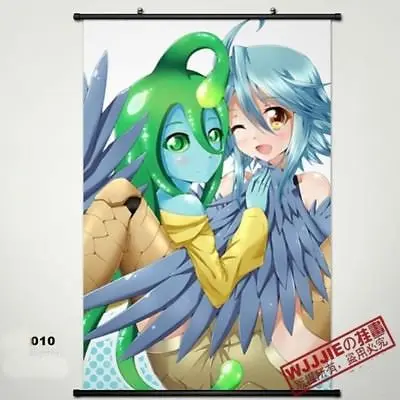 Аниме постер monster musume no iru nichijou настенная прокрутка печатная картина домашний