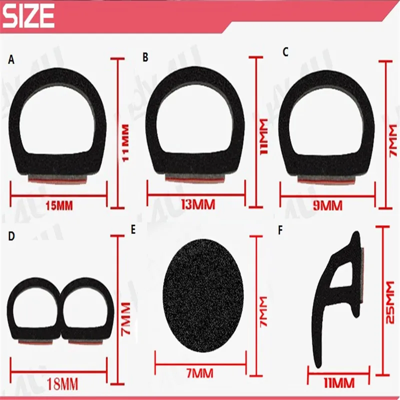 D-shape BLK резиновые двери крышка багажника капот окантовка уплотнения любую погоду