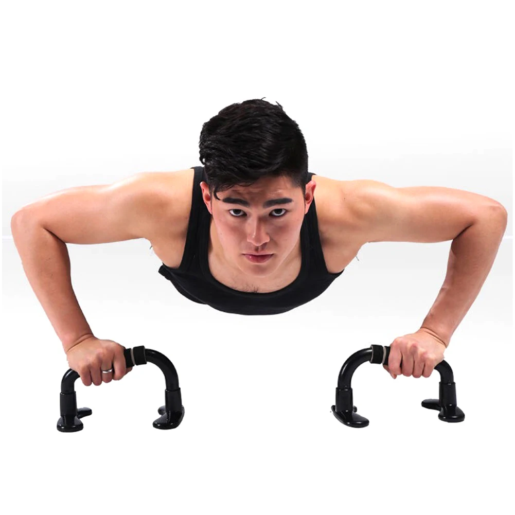 Push Up подставки нержавеющая сталь бар пена ручка Фитнес упражнения I-shaped бары
